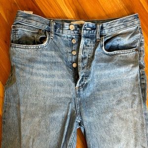 Denim forum high rise jeans. The Joni loose. Size 27 and 32 length